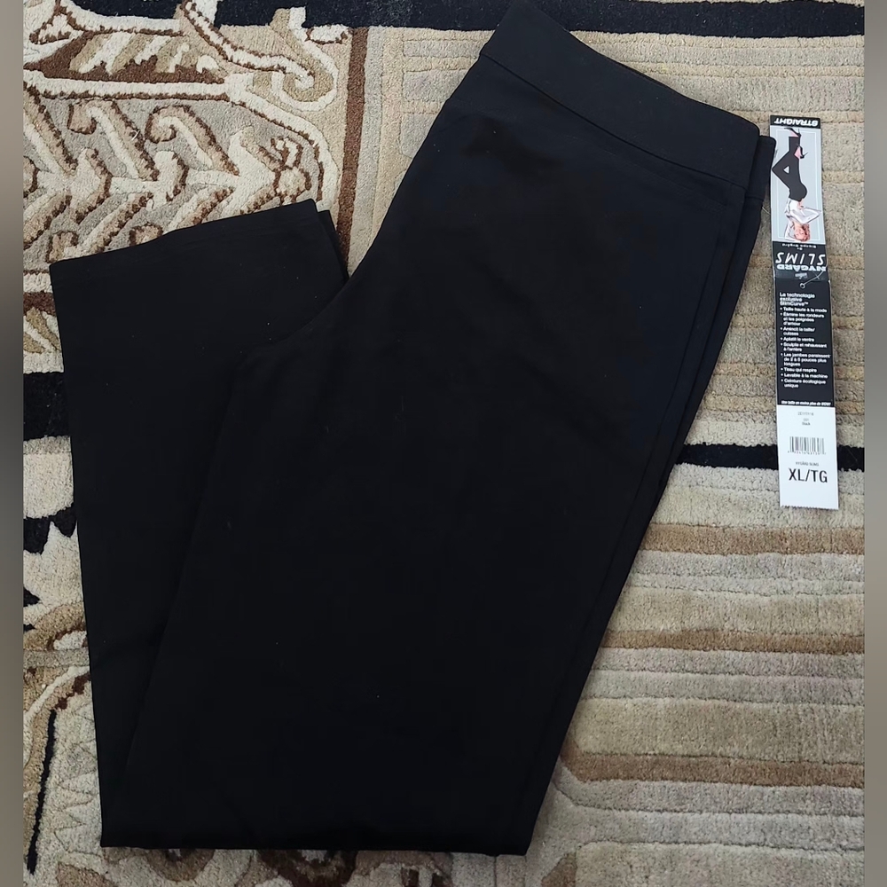 Nygards Slims Straight Black Women's Bottoms XL